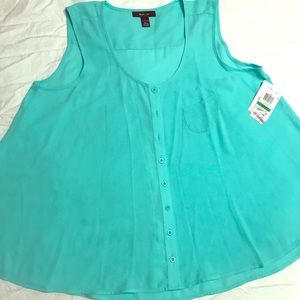 Aqua blouse